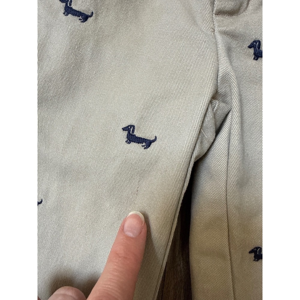 Janie and Jack Embroidered Dachshund Khaki Pants Baby Boy 3-6 Months Preppy‎ - Picture 6 of 6